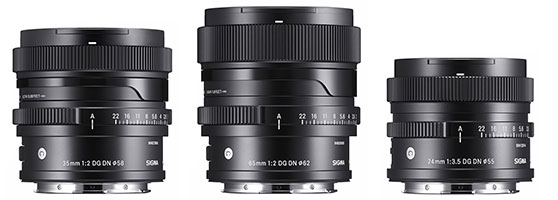 Neue Sigma Objektive: I-Series für Sony E-Mount